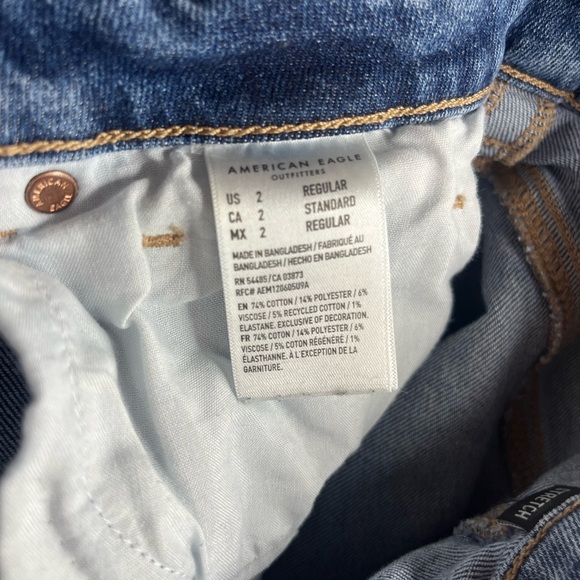 American Eagle Stretch High-Rise Skinny Jeans Size 2 - Picture 3 of 8